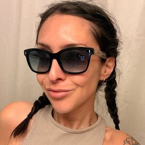 Fendi Glossy Black Sunglasses